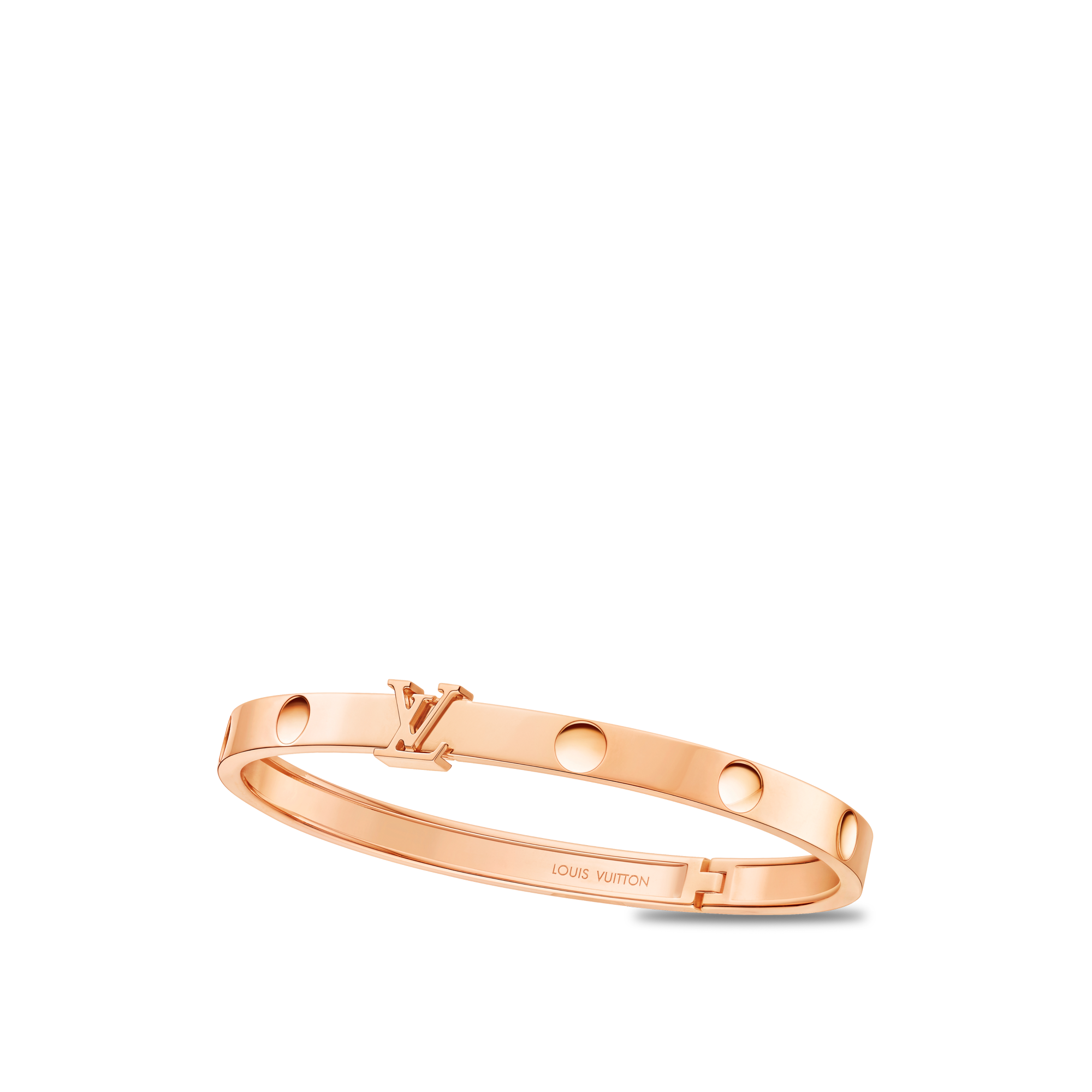 Empreinte Medium Bangle, Pink Gold - Jewelry | Louis Vuitton India